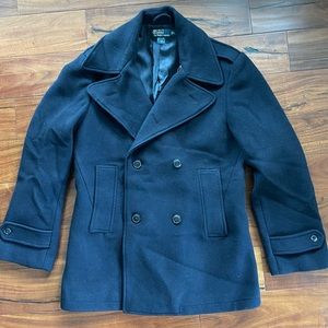 Polo Peacoat Wool Large Navy